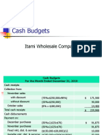 8 Cash Budget Example Solution PDF