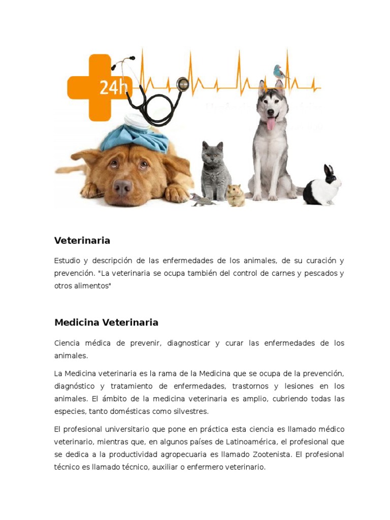Definición y roles en veterinaria | PDF | Medicina Veterinaria | Medicina