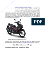 Spesifikasi Dan Harga Motor Yamaha Jupiter MX 150