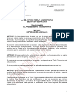 Ley de Justicia Fiscal y Administrativa Del Estado de Durango