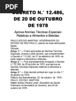 DECRETO N.° 12.486