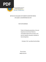 Método de avaliação de pavimentos aeroportuários