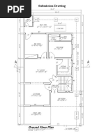 G+1 Residential Building Design Plan | PDF | Houses | Buildings And ...