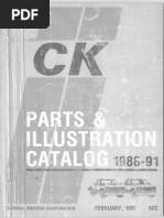 52C Part 1 1988-1991 GM Light Trucks Parts Catalog 1991 Printing