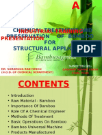 Chemical Treatment and Preservation of Bamboo FOR Structural Application