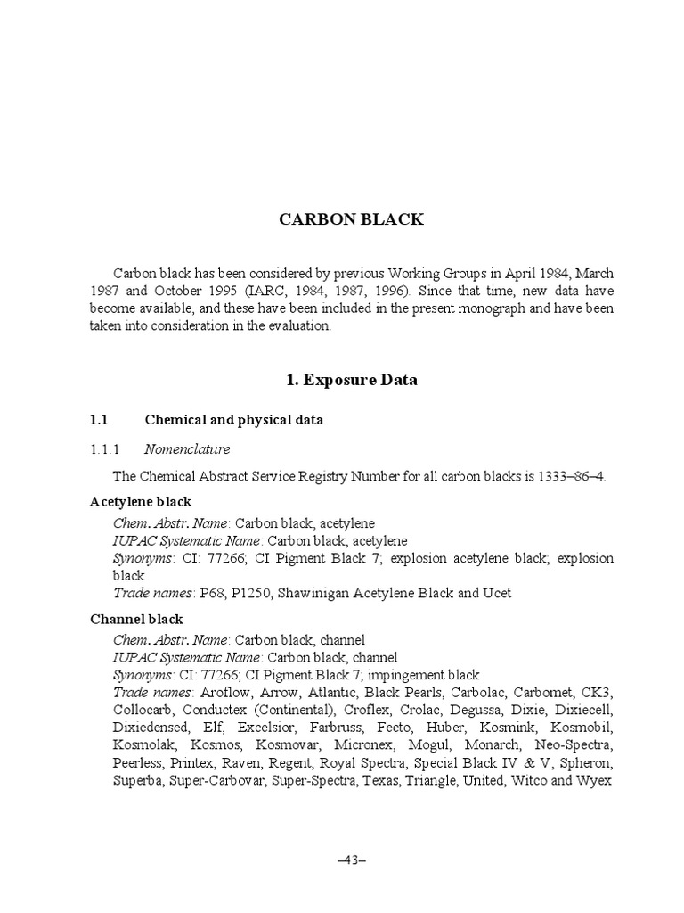 Carbon Black PDF | PDF