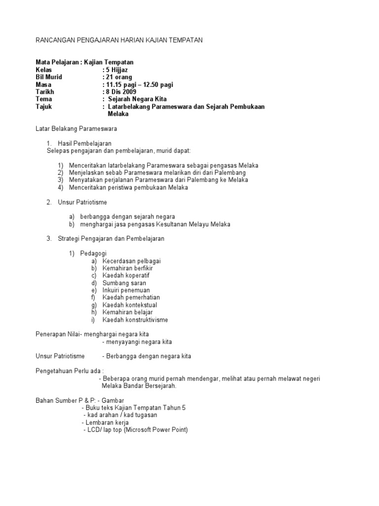 Rph Pengasasan Melaka Pdf