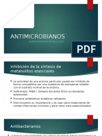 Antimicrobianos: sulfonamidas, mecanismo de acción y resistencia