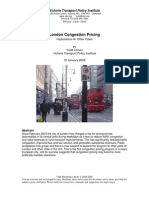 London Congestion Pricing: Victoria Transport Policy Institute