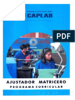 Ajustador Matricero - Programa Curricolar