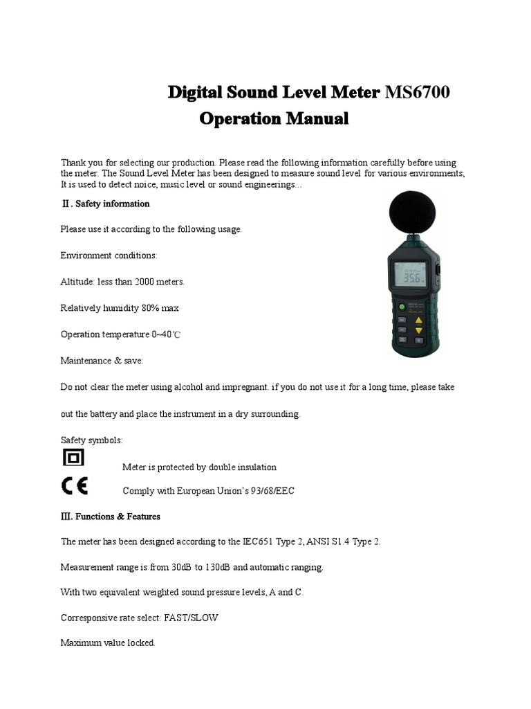 Ms6700 Manual Battery (Electricity) Microphone
