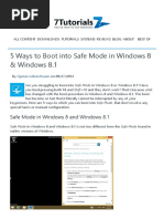 5 Ways To Boot Into Safe Mode in Windows 8 & Windows 8