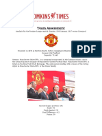 Final Draft - Team Report Man Utd