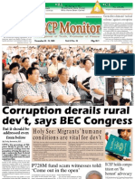 Holy See: Migrants' Humane Conditions Are Vital For Dev't: Corruption Derails Rural Dev't, Says BEC Congress