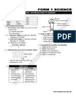 Form 1 Chapter 1 7 Science Notes PDF