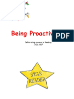 Being Proactive: Celebrating Success in Reading 13.01.2017