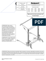 Manual de Instrucciones de Ensamblaje: Sistema de Detención de Caídas de Raíl Con Estructura en C EN795: 1996 Clase B