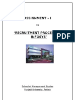 Selection and Recruitment Process at Infosys