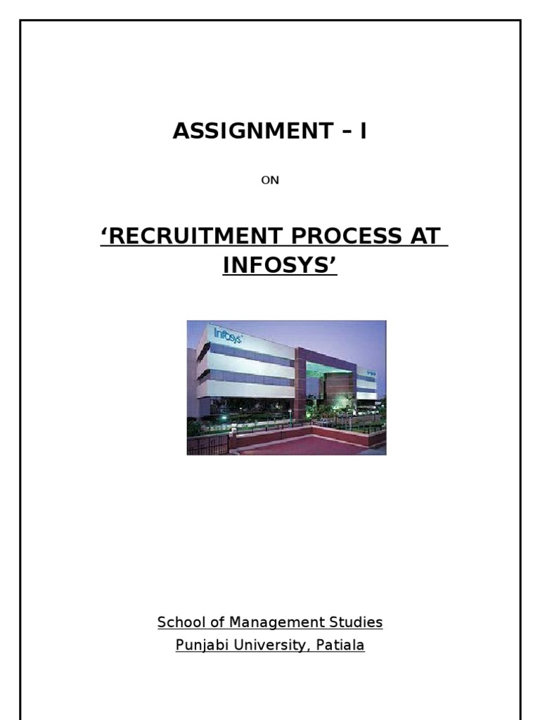 Infosys Recruitment Process Overview | PDF | Performance Appraisal ...