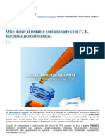 Óleo Mineral Isolante Contaminado Com PCB, Normas e Procedimentos_ - LORENCINI BRASIL