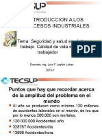 Clase Seguridad y Salud Ocupacional 2015