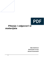 Materijali I, Parcijala I (Mostar, Pitanja I Odgovori)