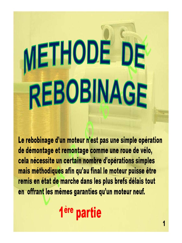 Méthode de Rebobinage 1 PDF | PDF | Science | Technologie (Général)