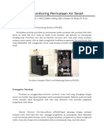 Sistem Monitoring Permukaan Air Tanah