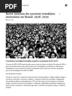 1.5 - A) Breve História Da Corrente Trotskista Morenista No Brasil_ 1978-1979 - OK
