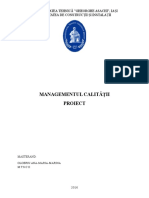 Oloeriu M.T.S.C. II Proiect Managementul Calitu0103u021Bii