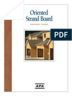 Oriented Strand Board Product Guide