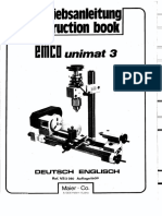 Instruction Book Emco Unimat 3 PDF