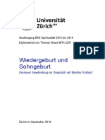 Wiedergeburt Und Sohngeburt: Emanuel Swedenborg Im Gespräch Mit Meister Eckhart