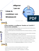 Configurar Una Red Lan en Linux & Combinar Con Windows X