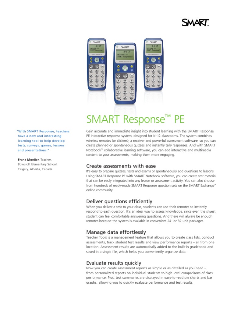 Factsheet SMART Response PE FR PDF C (Programming Language) Test