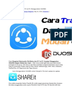 Cara Mengirim File Dari PC Ke PC Menggunakan SHAREit