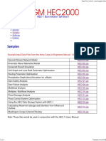 The Ultimate Helper for HEC-1 - Samples