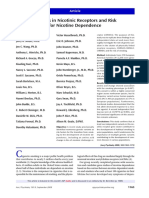 Variants in Nicotinic Receptors and Risk For Nicotine Dependence