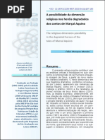 A Possibilidade Da Dimensão Religiosa Nos Heróis Degradados Dos Contos de Marçal Aquino