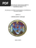 Modulo Comunicación y Lenguaje Area Comun