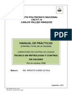 Manual de Control Total de Calidad PDF