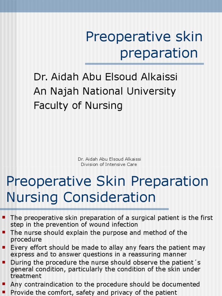 Preoperative  Skin Preparation Shaving Hair  Removal   Preoperative  Skin Preparation Shaving Hair  Removal