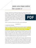 Apuntes Para Una Clase Sobre La Encíclica