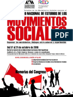 Memorias Del 1er. Congreso Nacional de Estudios de Los Movimientos Sociales