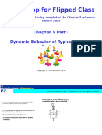 Workshop For Flipped Class: Chapter 5 Part I Dynamic Behavior of Typical Process Systems