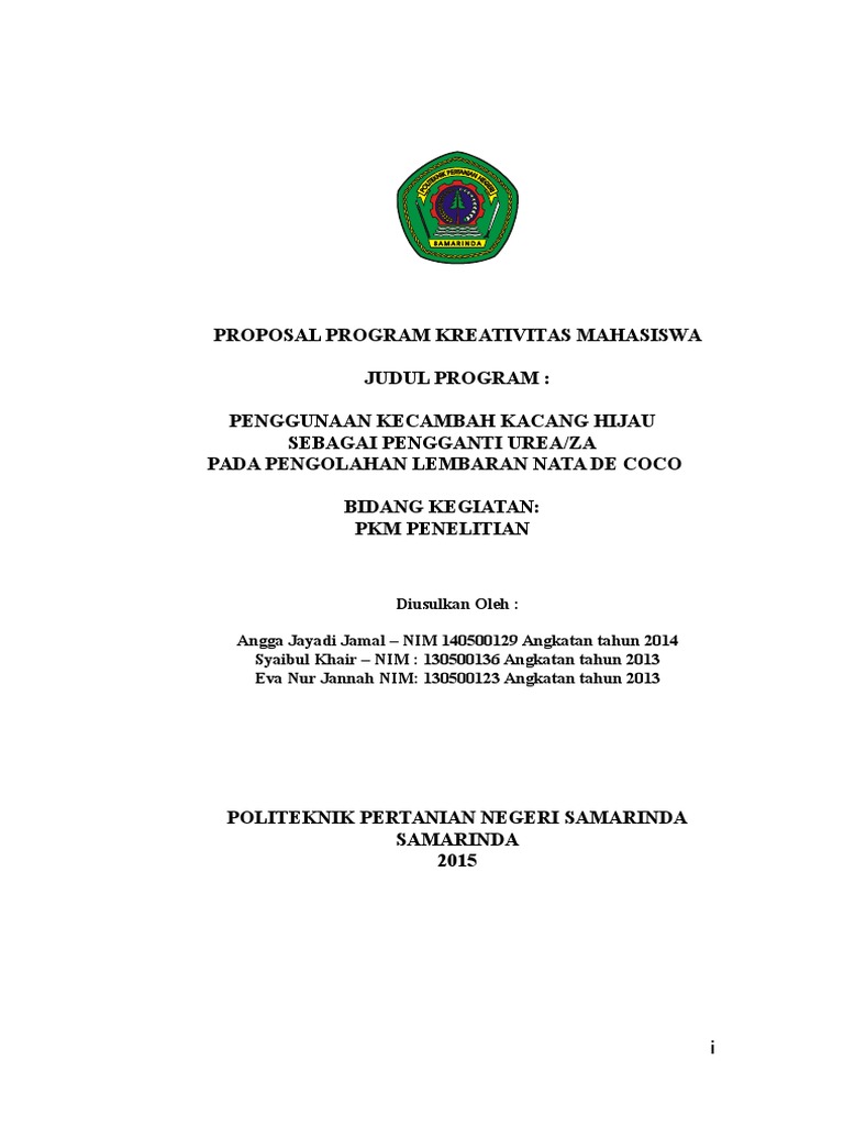 Proposal Pkm P