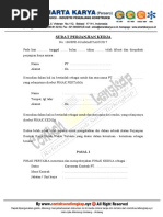 Download Contoh Surat Perjanjian Kontrak Kerja by Contoh Surat Lengkap SN336518702 doc pdf