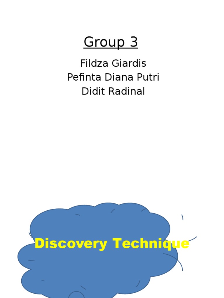 Discovery Technique Pdf