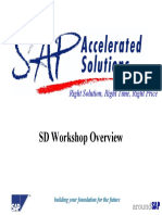SD Workshop Overview: Right Solution, Right Time, Right Price