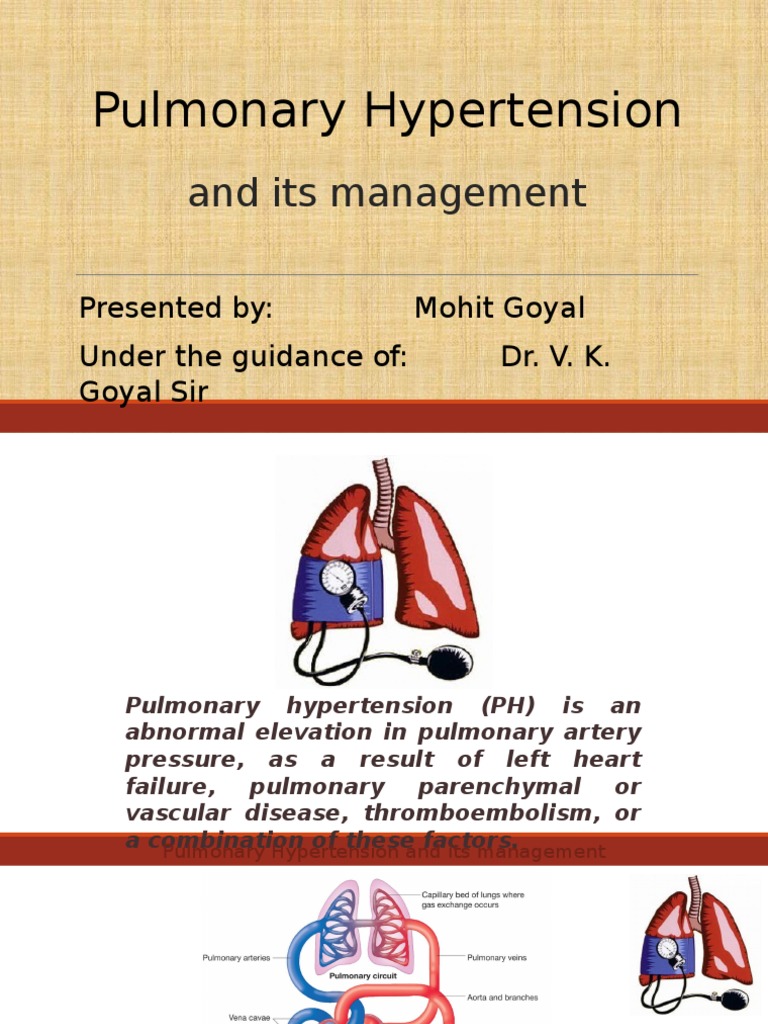 Understanding Pulmonary Hypertension Management | PDF | Hypertension ...